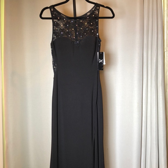 X By Xscape Black Gown Size 4. Simply Classy and comfortable. - Picture 2 of 6